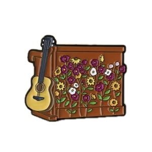 Taylor Swift Themed Eras Tour Acoustic Set Piano & Guitar Enamel Pin